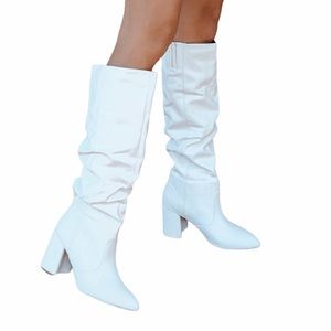 SLOUCHY Knee High Boots